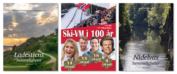 Alle tre bøkene samlet